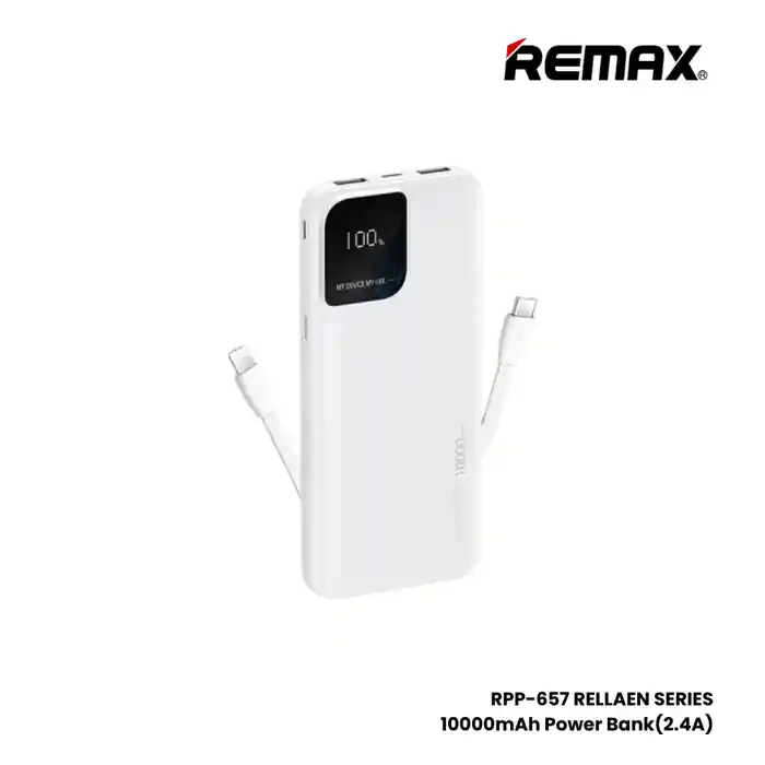 REMAX RPP-657 Rallaen Series 10000mAh Fast Charging Power Bank